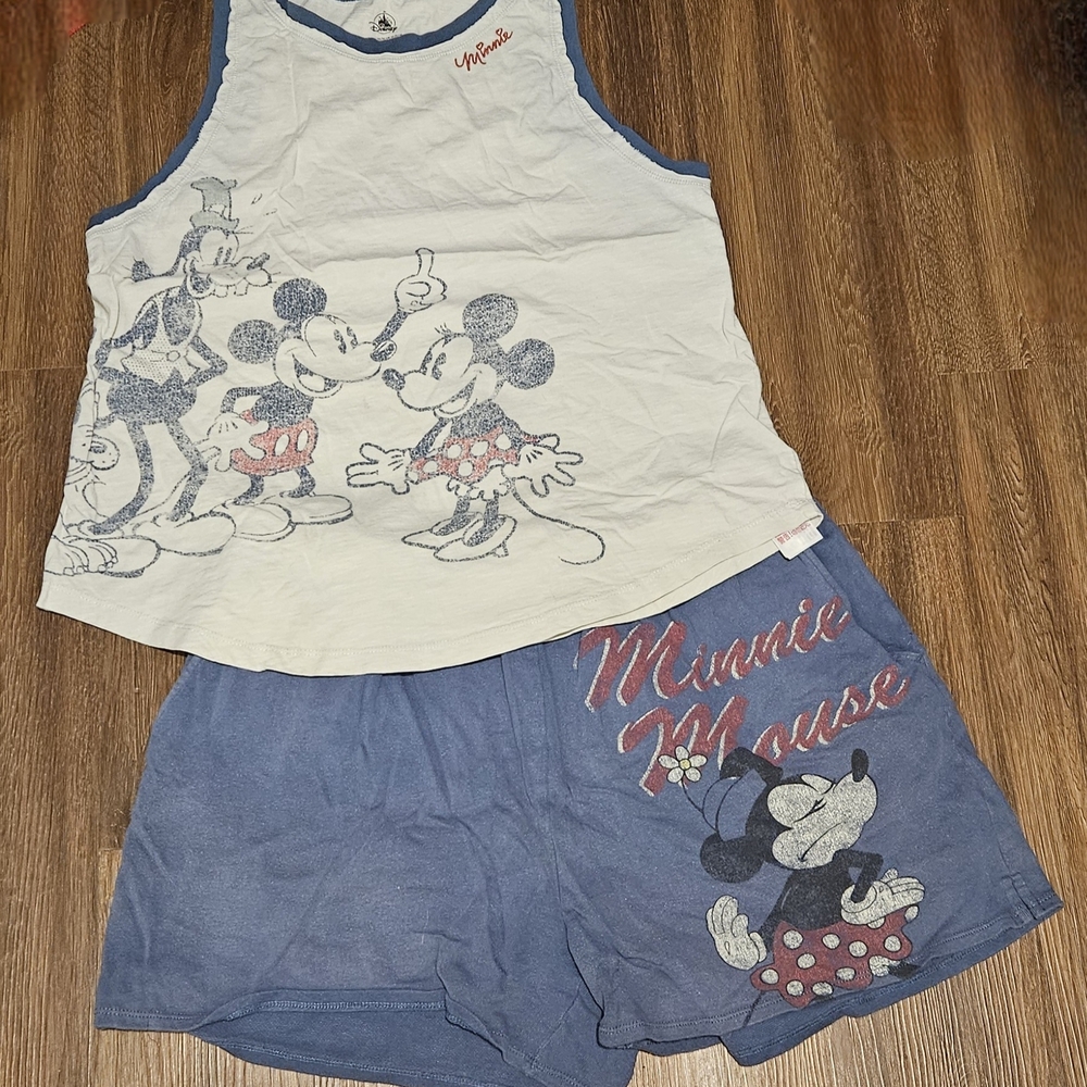 Authentic Disney Minnie Mouse Tank and Shorts Set